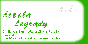 attila legrady business card